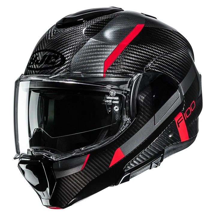 Casco Modulare Ribaltabile HJC F100 CARBON ASKAN - (Askan MC1) Casco Modulare Ribaltabile HJC F100 CARBON ASKAN - (Askan MC1)