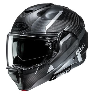 Casco Modulare Ribaltabile HJC F100 CARBON ASKAN - (Askan MC5SF) Casco Modulare Ribaltabile HJC F100 CARBON ASKAN - (Askan MC5SF)