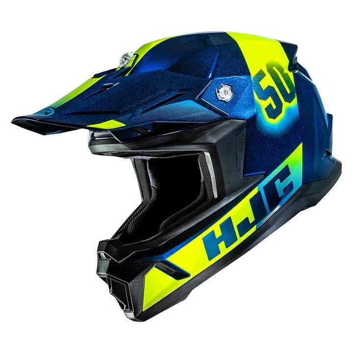 Casco Cross Bambino HJC Y50 DASH - (Dash MC2) Casco Cross Bambino HJC Y50 DASH - (Dash MC2)