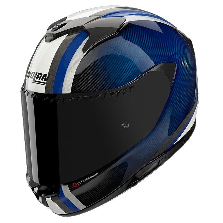 Casco Integrale NOLAN X-904 ULTRA CARBON GEMINI - (Carbonio/Blu/Bianco/Argento) Casco Integrale NOLAN X-904 ULTRA CARBON GEMINI - (Carbonio/Blu/Bianco/Argento)