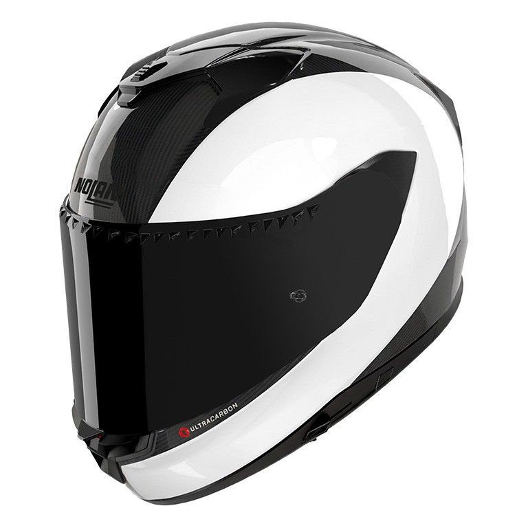 Casco Integrale NOLAN X-904 ULTRA CARBON EMBLEMA - (Carbonio/Bianco/Nero) Casco Integrale NOLAN X-904 ULTRA CARBON EMBLEMA - (Carbonio/Bianco/Nero)