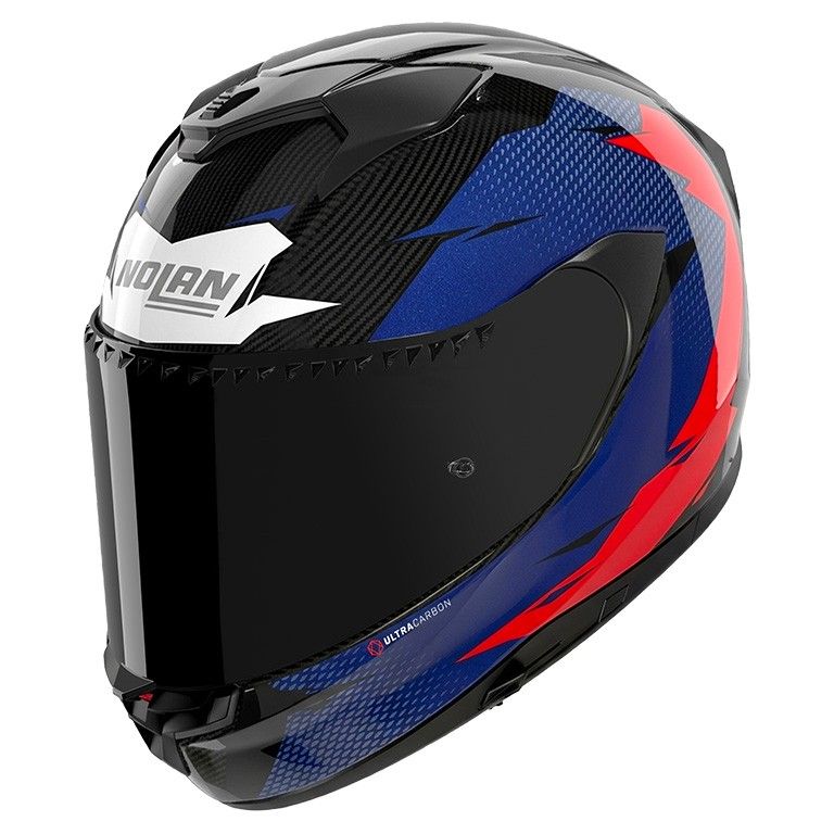 Casco Integrale NOLAN X-904 ULTRA CARBON SFIDA - (Carbonio/Rosso/Blu)