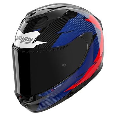 Casco Integrale NOLAN X-904 ULTRA CARBON SFIDA - (Carbonio/Rosso/Blu)