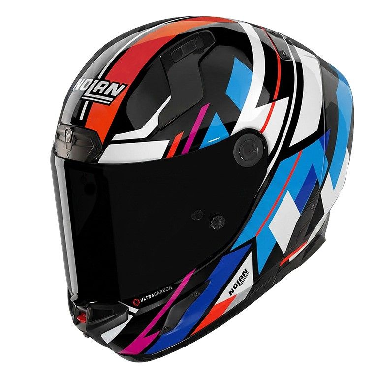 Casco Integrale NOLAN X-804 RS ULTRA CARBON CIROTA - (Carbonio/Azzurro/Bianco)