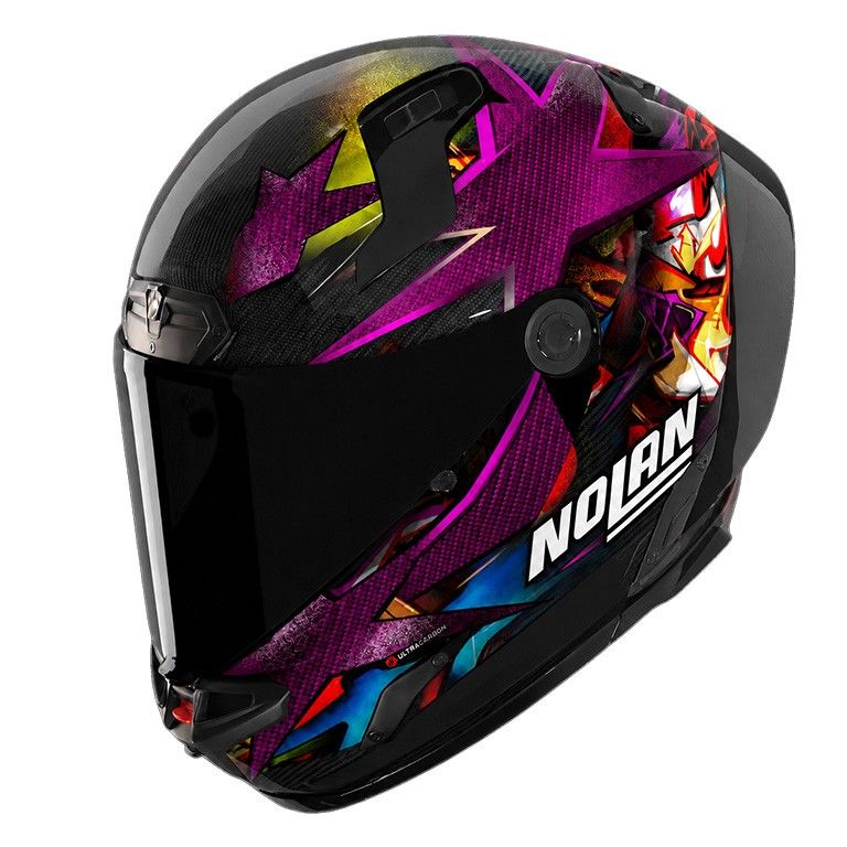 Casco Integrale NOLAN X-804 RS ULTRA CARBON CHICANE - (Carbonio/Viola Multicolore)