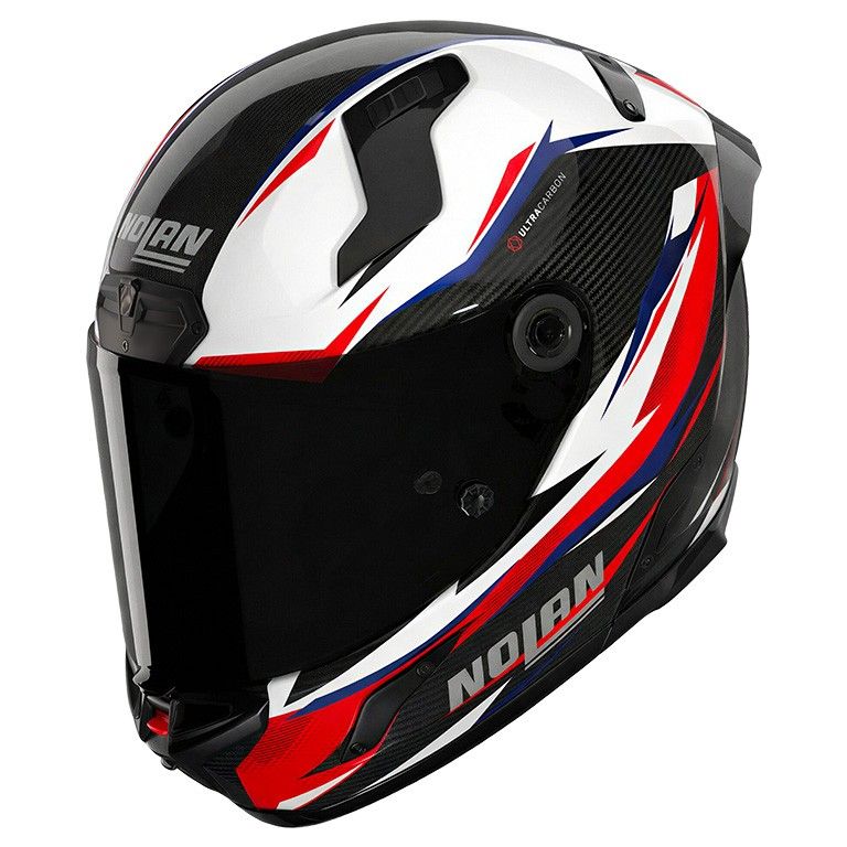 Casco Integrale in Carbonio NOLAN X-804 ST VELOCE - (Carbonio/Bianco/Rosso)