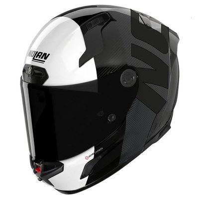 Casco Integrale in Carbonio NOLAN X-804 ST STACCO - (Carbonio/Bianco/Nero) Casco Integrale in Carbonio NOLAN X-804 ST STACCO - (Carbonio/Bianco/Nero)