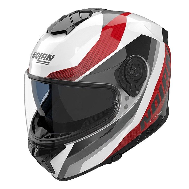 Casco Integrale NOLAN N80-8 TORPEDO - (Bianco/Rosso/Grigio Lava) Casco Integrale NOLAN N80-8 TORPEDO - (Bianco/Rosso/Grigio Lava)