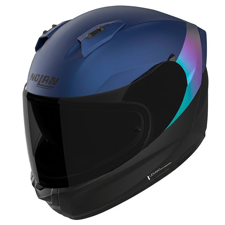 Casco Integrale NOLAN N60-6 VERNICIATURA SPECIALE - (Blu/Nero/Camaleonte)