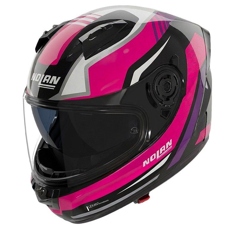 Casco Integrale NOLAN N60-6 PIEGA - (Nero/Fucsia)