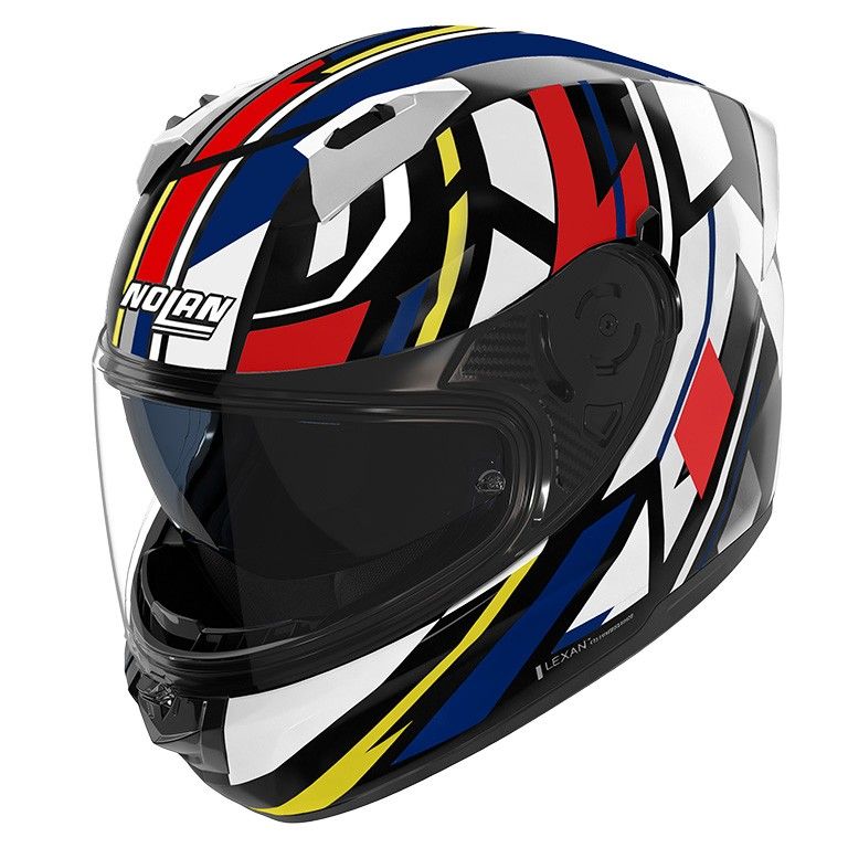 Casco Integrale NOLAN N60-6 CIROTA - (Nero/Blu/Oro) Casco Integrale NOLAN N60-6 CIROTA - (Nero/Blu/Oro)