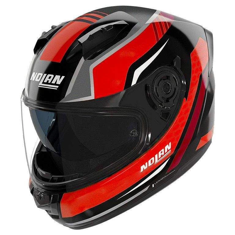 Casco Integrale NOLAN N60-6 PIEGA - (Nero/Rosso)