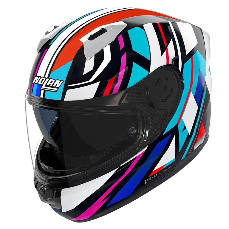 Casco Integrale NOLAN N60-6 CIROTA - (Nero/Bianco/Blu)