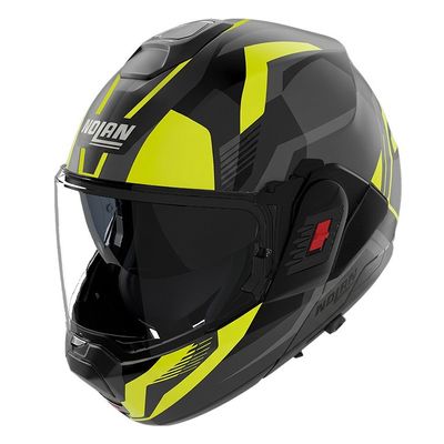 Casco Modulare Ribaltabile NOLAN N120-1 ONIRICO - (Nero/Giallo/Grigio Lava) Casco Modulare Ribaltabile NOLAN N120-1 ONIRICO - (Nero/Giallo/Grigio Lava)