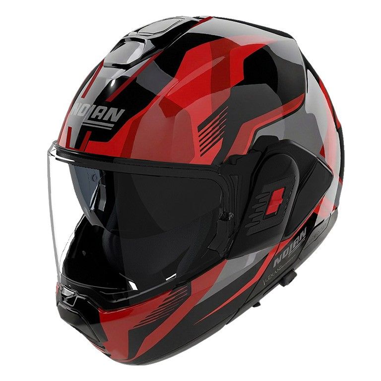 Casco Modulare Ribaltabile NOLAN N120-1 FRENESIA - (Nero/Rosso) Casco Modulare Ribaltabile NOLAN N120-1 FRENESIA - (Nero/Rosso)
