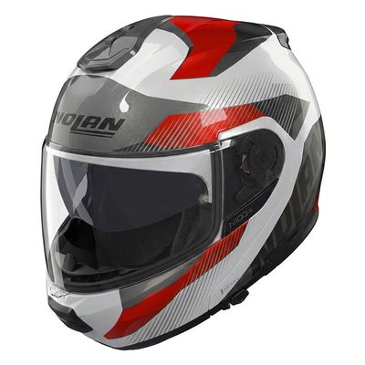 Casco Modulare NOLAN N100-6 SCIA - (Bianco/Nero/Rosso) Casco Modulare NOLAN N100-6 SCIA - (Bianco/Nero/Rosso)