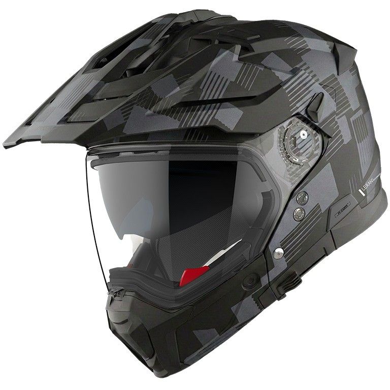 Casco Modulare Scomponibile NOLAN N70-3 X OSCURO - (Nero/Grigio Lava)