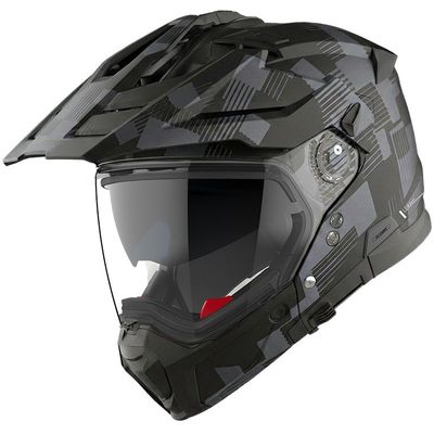 Casco Modulare Scomponibile NOLAN N70-3 X OSCURO - (Nero/Grigio Lava)