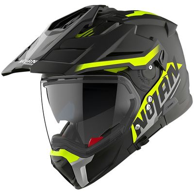 Casco Modulare Scomponibile NOLAN N70-3 X SCIA - (Nero/Giallo/Grigio Lava) Casco Modulare Scomponibile NOLAN N70-3 X SCIA - (Nero/Giallo/Grigio Lava)