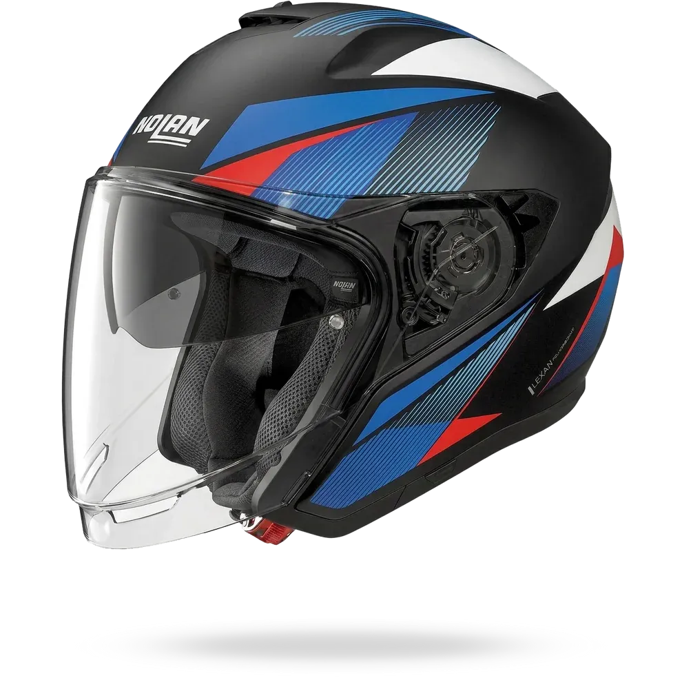 Casco Jet NOLAN N40-6 DUETTO - (Nero/Blu/Rosso) Casco Jet NOLAN N40-6 DUETTO - (Nero/Blu/Rosso)
