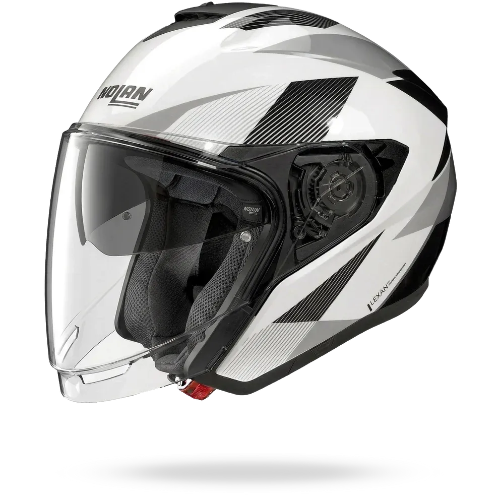 Casco Jet NOLAN N40-6 DUETTO - (Bianco/Grigio Lava/Nero) Casco Jet NOLAN N40-6 DUETTO - (Bianco/Grigio Lava/Nero)