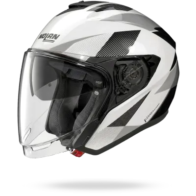 Casco Jet NOLAN N40-6 DUETTO - (Bianco/Grigio Lava/Nero) Casco Jet NOLAN N40-6 DUETTO - (Bianco/Grigio Lava/Nero)