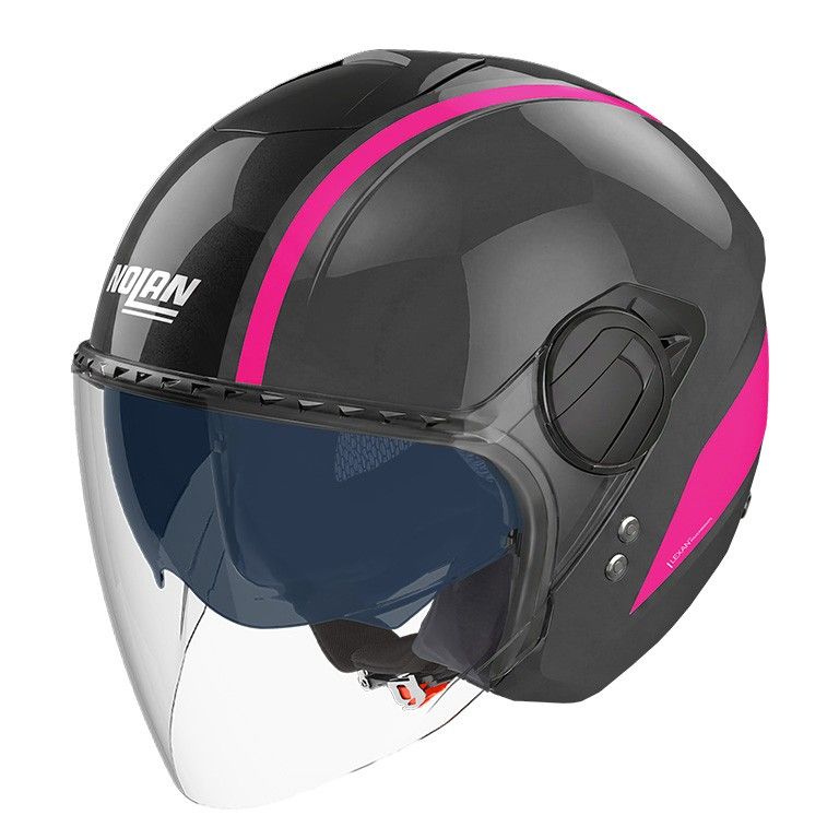 Casco Jet NOLAN N20-2 VISOR DOLCE VITA - (Grigio Lava/Fucsia) Casco Jet NOLAN N20-2 VISOR DOLCE VITA - (Grigio Lava/Fucsia)