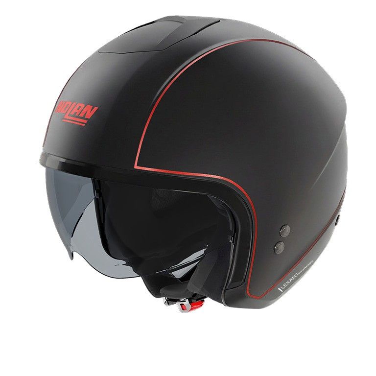 Casco Jet NOLAN N20-2 ASSO - (Nero/Rosso)