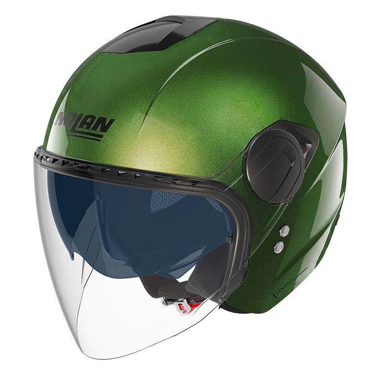 Casco Jet NOLAN N20-2 VISOR CLASSICO NOBILE - (Verde Metallo)