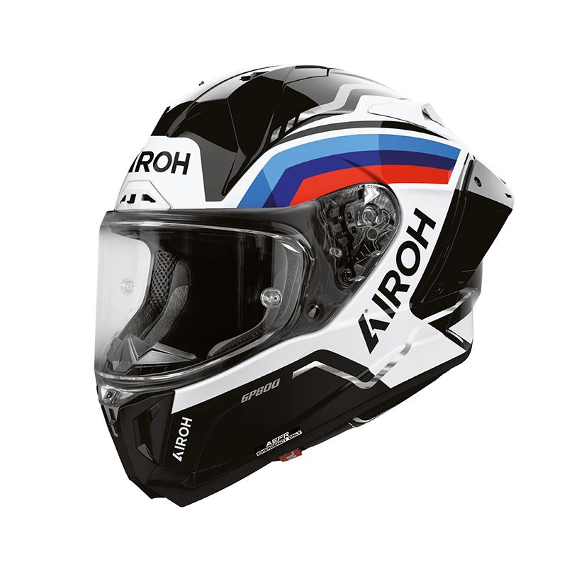 Casco Integrale AIROH GP800 LANE - (Black Gloss) Casco Integrale AIROH GP800 LANE - (Black Gloss)