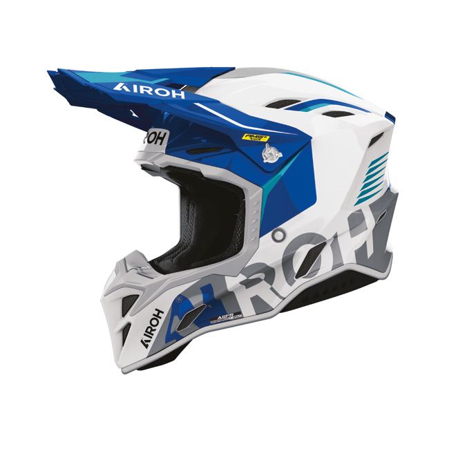 Casco Cross AIROH AVIATOR FACTORY BLAME - (Blue Gloss) Casco Cross AIROH AVIATOR FACTORY BLAME - (Blue Gloss)