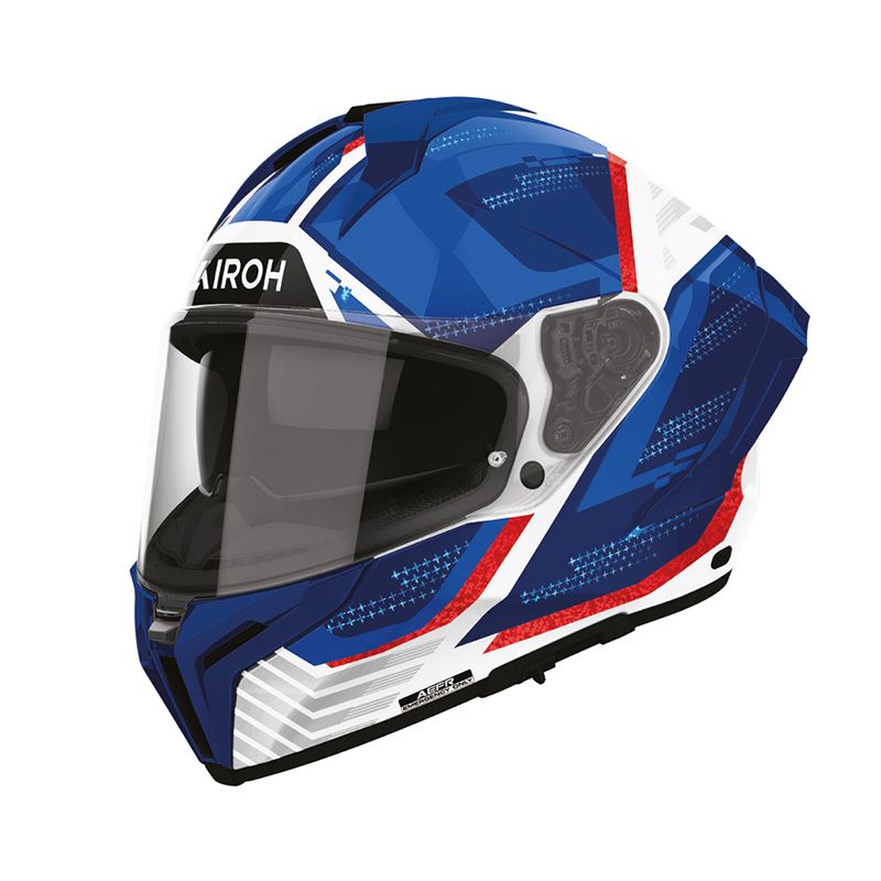 Casco Integrale AIROH MATRYX STARBUST - (Blue/Red Gloss) Casco Integrale AIROH MATRYX STARBUST - (Blue/Red Gloss)