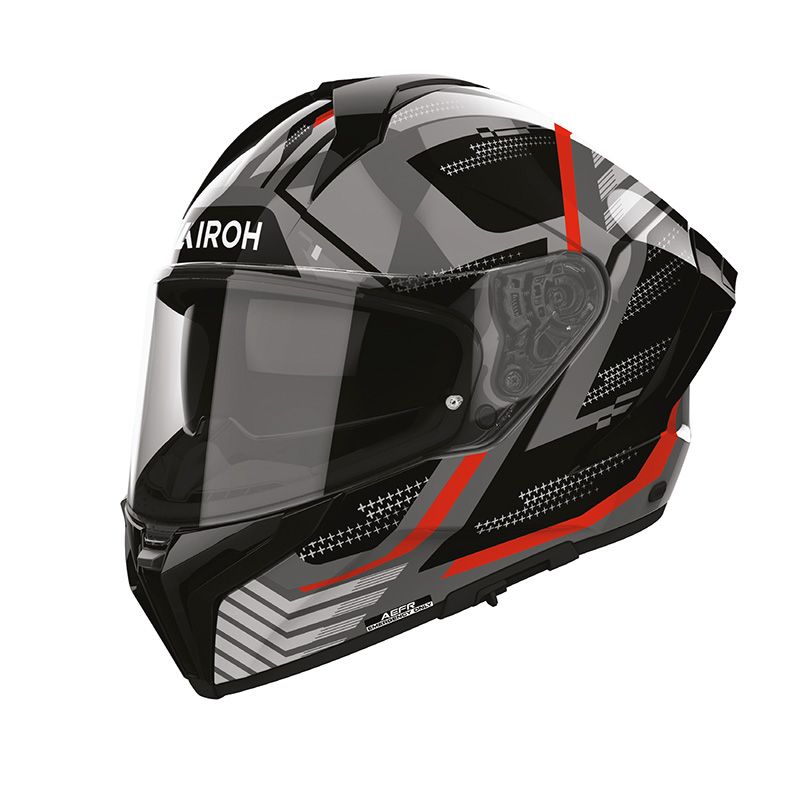 Casco Integrale AIROH MATRYX STARBUST - (Black/Red Gloss)