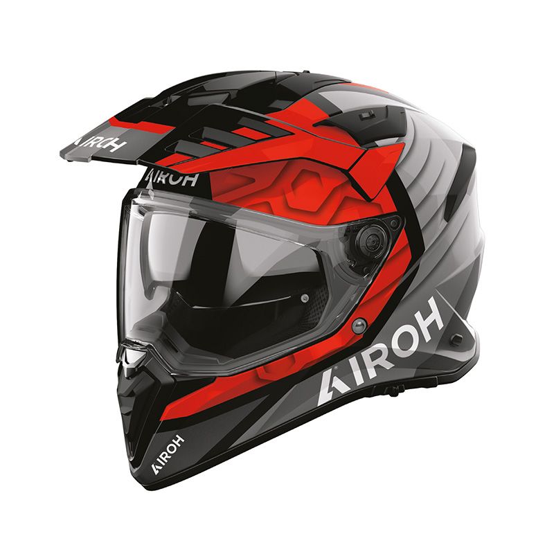 Casco Integrale Enduro AIROH BANDIT CUBE - (Red Gloss) Casco Integrale Enduro AIROH BANDIT CUBE - (Red Gloss)