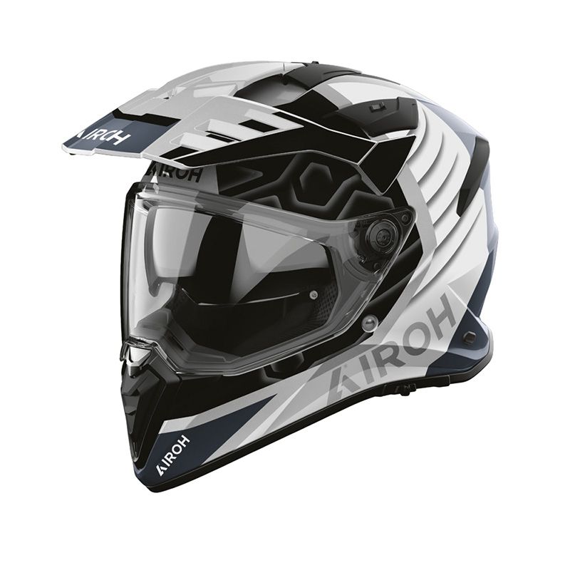 Casco Integrale Enduro AIROH BANDIT CUBE - (Grey Gloss)