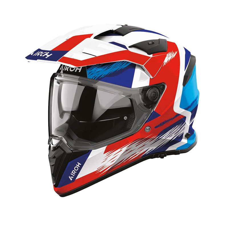 Casco Integrale Enduro AIROH BANDIT AIRSPEED - (Blue/Red Gloss) Casco Integrale Enduro AIROH BANDIT AIRSPEED - (Blue/Red Gloss)