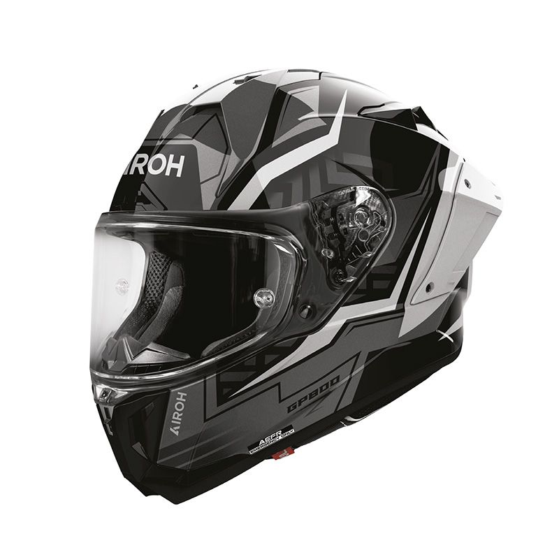 Casco Integrale AIROH GP800 VICTORY - (Silver Gloss) Casco Integrale AIROH GP800 VICTORY - (Silver Gloss)
