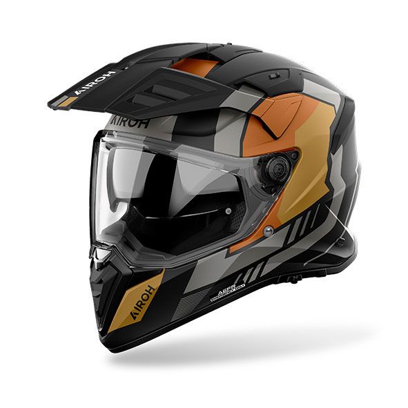 Casco Integrale Enduro AIROH BANDIT HORN - (Gold Matt)