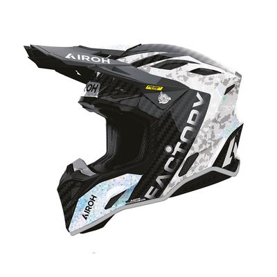 Casco Cross AIROH AVIATOR FACTORY BITMAP - (Carbon Gloss)