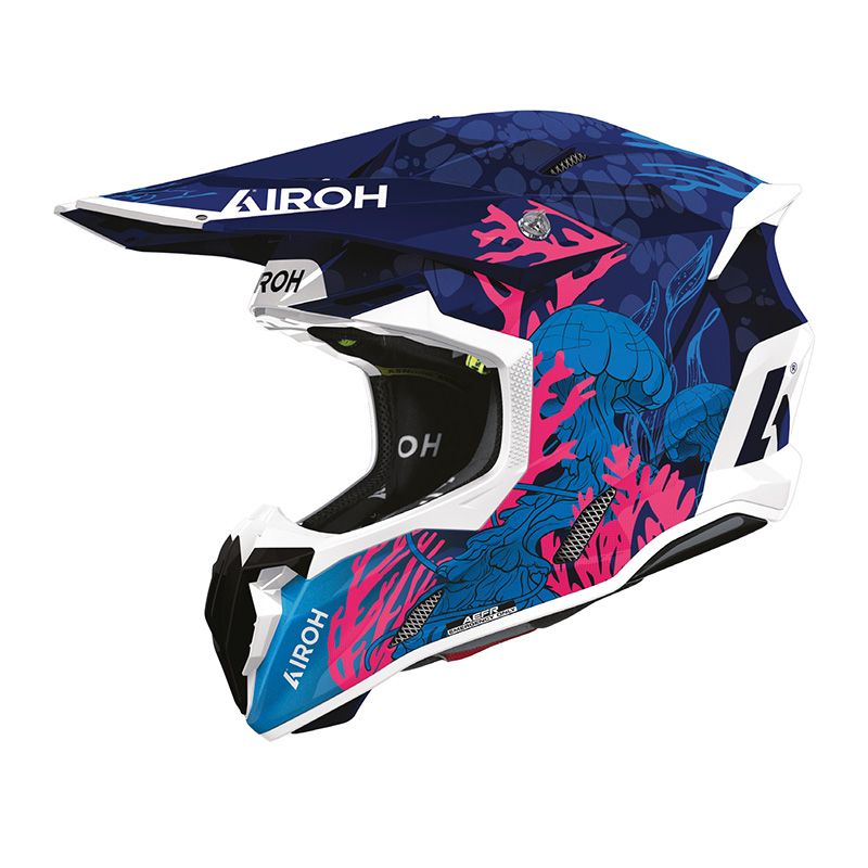 Casco Cross AIROH TWIST 3 UNDERWATER - (Gloss) Casco Cross AIROH TWIST 3 UNDERWATER - (Gloss)