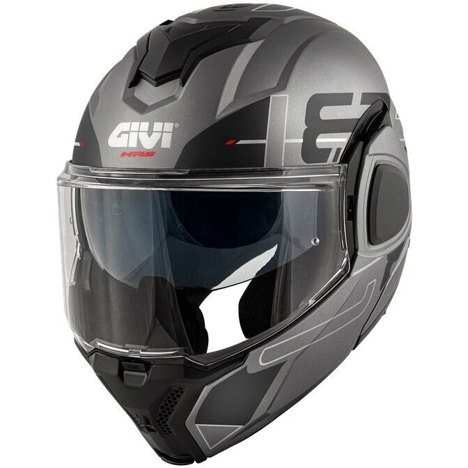 Casco Modulare Ribaltabile GIVI X36 VERTIGO - (Matt Titanium/Black) Casco Modulare Ribaltabile GIVI X36 VERTIGO - (Matt Titanium/Black)