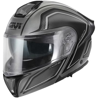 Casco Modulare GIVI X50 FIBER HOLOGRAM - (Matt Titanium/Black/Grey)