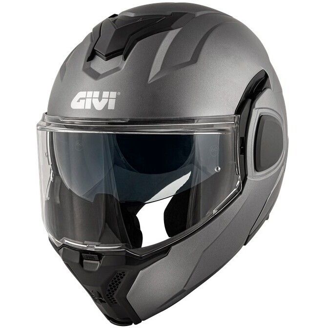 Casco Modulare Ribaltabile GIVI X36 SOLID COLOR - (Matt Titanium) Casco Modulare Ribaltabile GIVI X36 SOLID COLOR - (Matt Titanium)