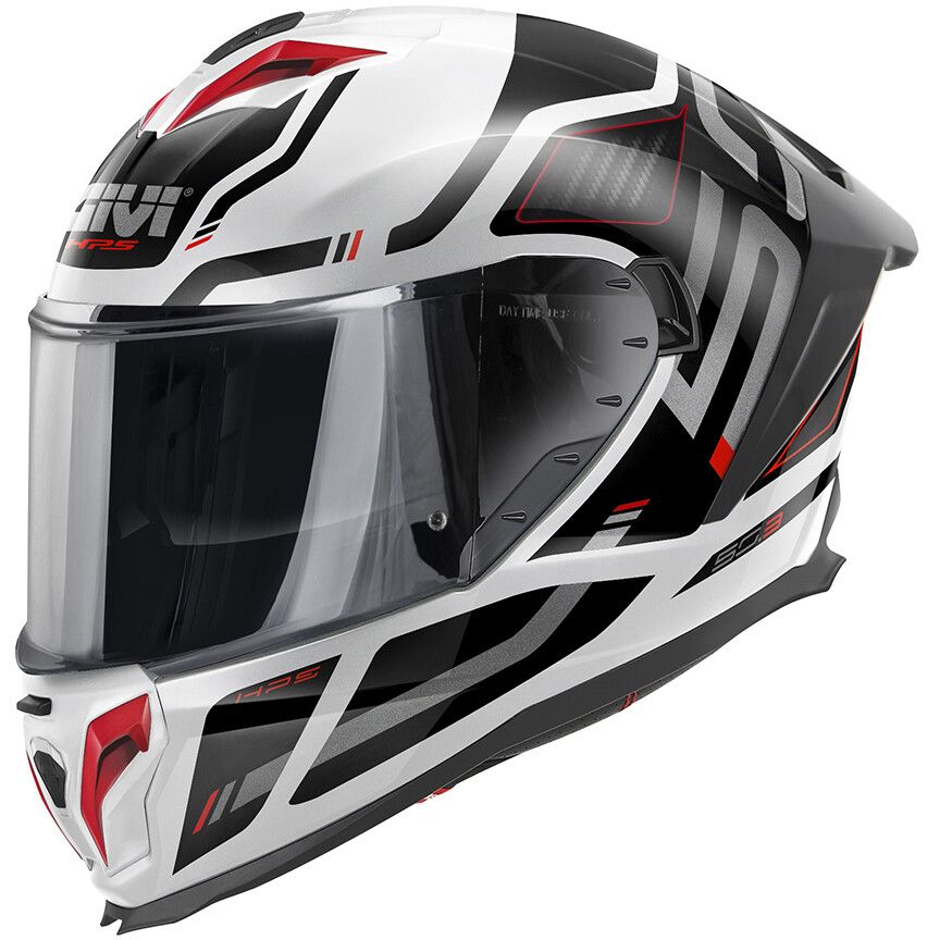 Casco Integrale GIVI 50.3 QUASAR - (White/Black/Red) Casco Integrale GIVI 50.3 QUASAR - (White/Black/Red)