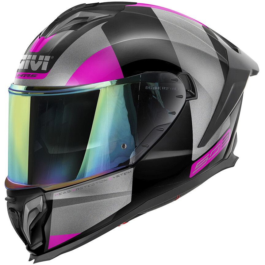 Casco Integrale GIVI 50.3 VISION - (Black/Titanium/Fucsia) Casco Integrale GIVI 50.3 VISION - (Black/Titanium/Fucsia)
