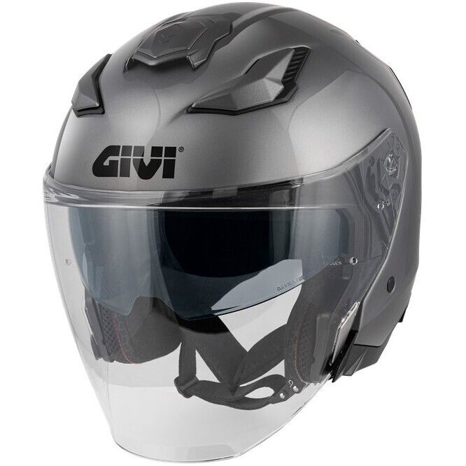 Casco Jet in Fibra GIVI X31 FIBER SOLID COLOR - (Grey ) Casco Jet in Fibra GIVI X31 FIBER SOLID COLOR - (Grey )