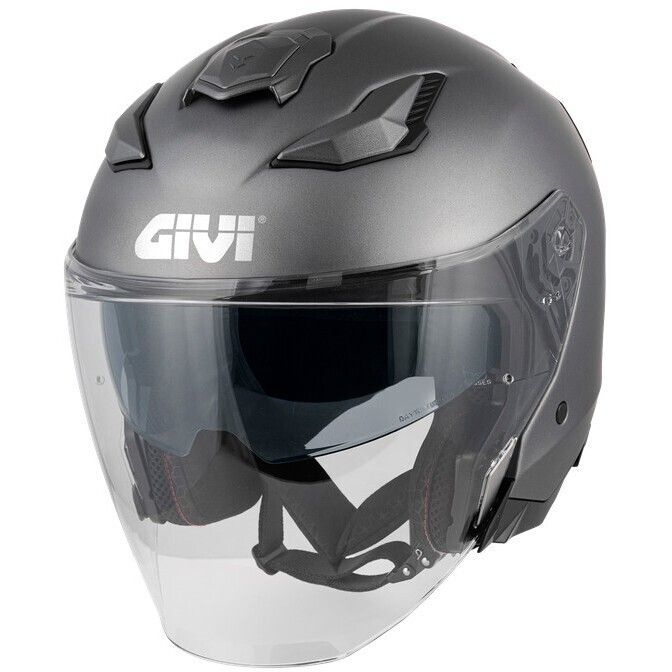 Casco Jet GIVI X31 SOLID COLOR hps - (Matt Titanium ) Casco Jet GIVI X31 SOLID COLOR hps - (Matt Titanium )