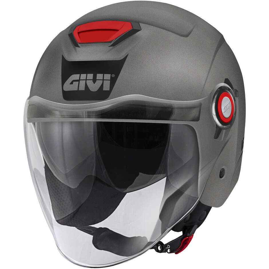 Casco Jet GIVI 12.5 SOLID COLOR - (Matt Titanium) Casco Jet GIVI 12.5 SOLID COLOR - (Matt Titanium)