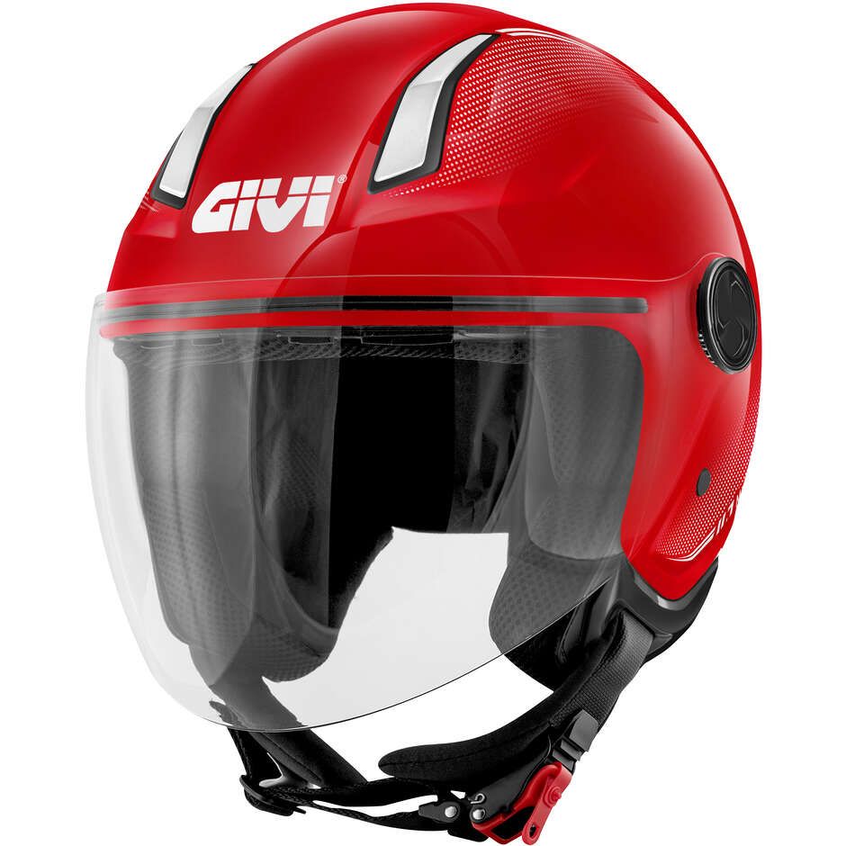 Casco Jet GIVI 11.7 SOLID COLOR - (Red) Casco Jet GIVI 11.7 SOLID COLOR - (Red)