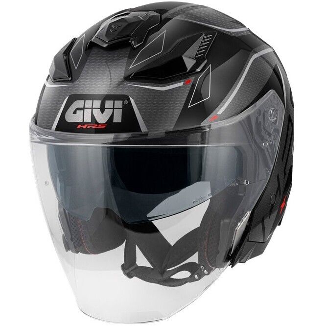 Casco Jet GIVI X31 IMPACT hps - (Black/Dark Titanium/Red) Casco Jet GIVI X31 IMPACT hps - (Black/Dark Titanium/Red)